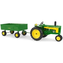 Fat Brain Toy 1/16 John Deere 730 with Bargebox Wagon Outlet