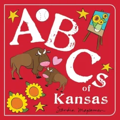 Fat Brain Toy ABCs of Kansas Book New