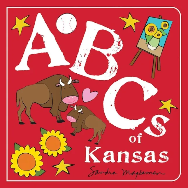 Fat Brain Toy ABCs of Kansas Book New