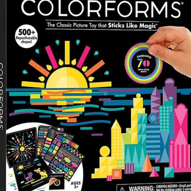 Fat Brain Toy Colorforms 70th Anniversary Set New