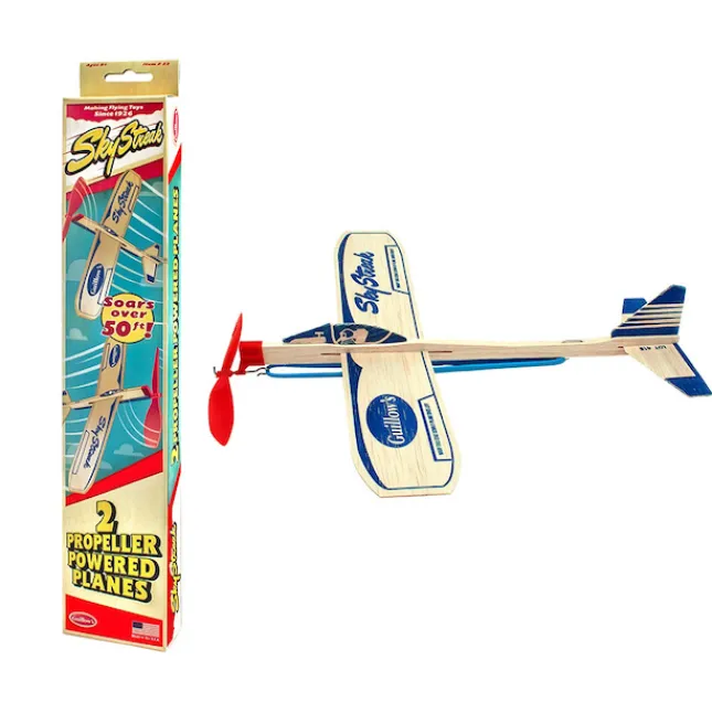 Fat Brain Toy Guillow's Sky Streak Power Plane Twin Pack Online