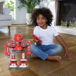 Fat Brain Toy 5-in-1 Truck-O-Bot Rescue Hot
