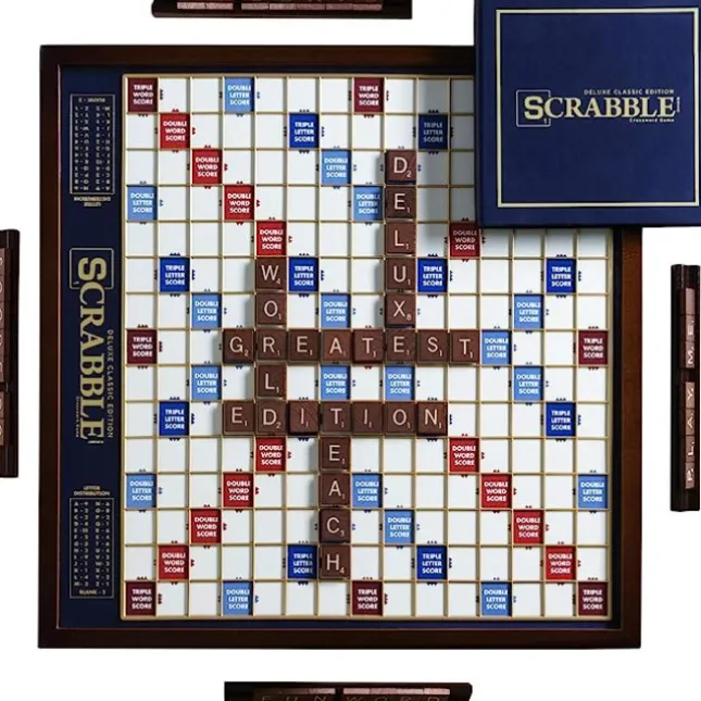 Fat Brain Toy Scrabble Deluxe Edition Fashion
