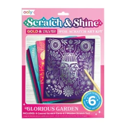Fat Brain Toy Scratch & Shine Scratch Cards - Glorious Garden Online