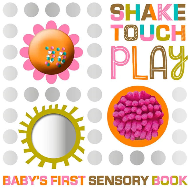 Fat Brain Toy Shake Touch Play - Baby's First Sensory Book Clearance