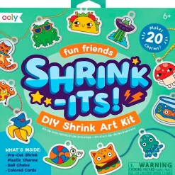 Fat Brain Toy Shrink-Its! DIY Shrink Art Kit - Fun Friends New