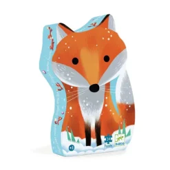 Fat Brain Toy Silhouette Ginger Little Fox Puzzle - 24 pc Sale