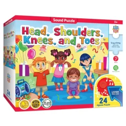 Fat Brain Toy Sing-Along Floor Puzzle - Head Shoulders Knees and Toes Discount
