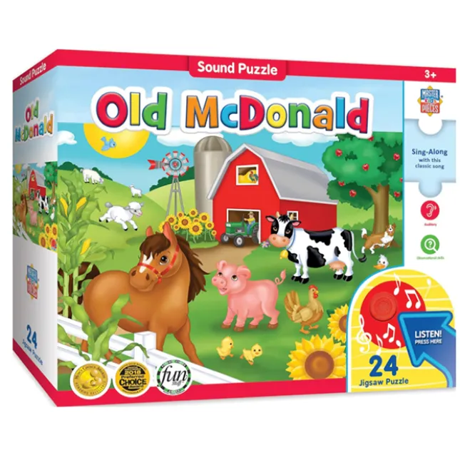 Fat Brain Toy Sing-Along Floor Puzzle - Old MacDonald New