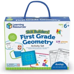 Fat Brain Toy Skill Builders! First Grade Geometry Activity Set Outlet