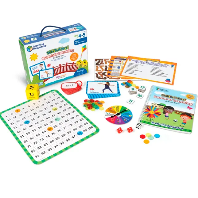 Fat Brain Toy Skill Builders! Summer Learning Activity Set - Pre-K to Kindergarten New
