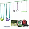 Fat Brain Toy Slackers Swingline 36 ft with 4 Swinging Obstacles Fashion
