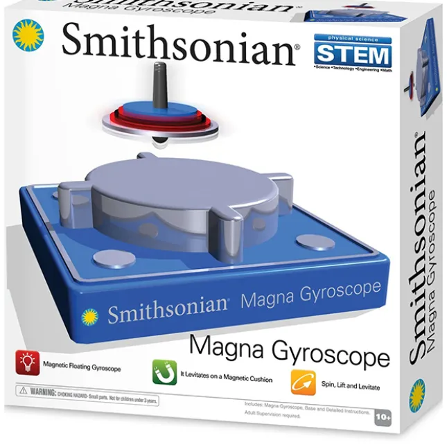 Fat Brain Toy Smithsonian STEM Magna Gyroscope New