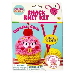 Fat Brain Toy Snack Knit Kit - Cupcake Cutie New