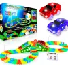 Fat Brain Toy Snap n' Glow Trax Light Racer Set - Small Hot