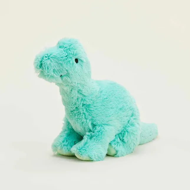 Fat Brain Toy Teal Long Neck Dinosaur Warmies New