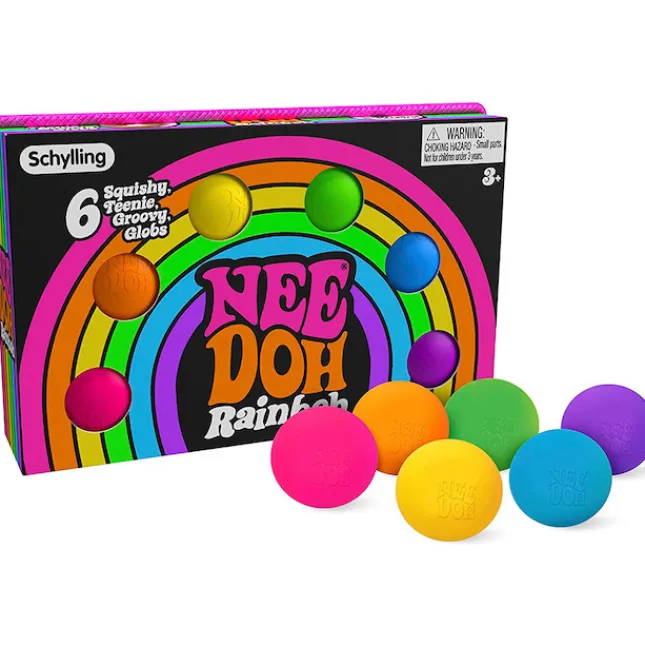 Fat Brain Toy Teenie NeeDoh Rainboh Discount