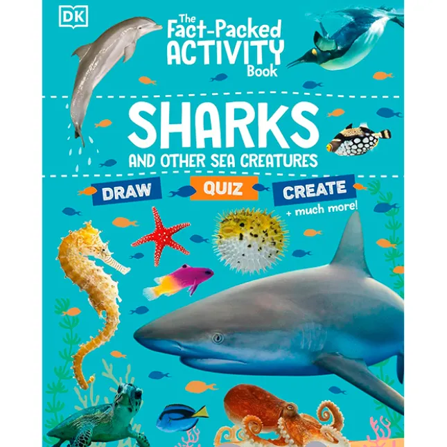 Fat Brain Toy The Fact-Packed Activity Book - Sharks and Other Sea Creatures Best