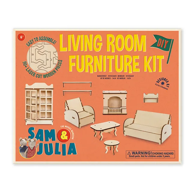 Fat Brain Toy The Mouse Mansion Furniture - Living Room New