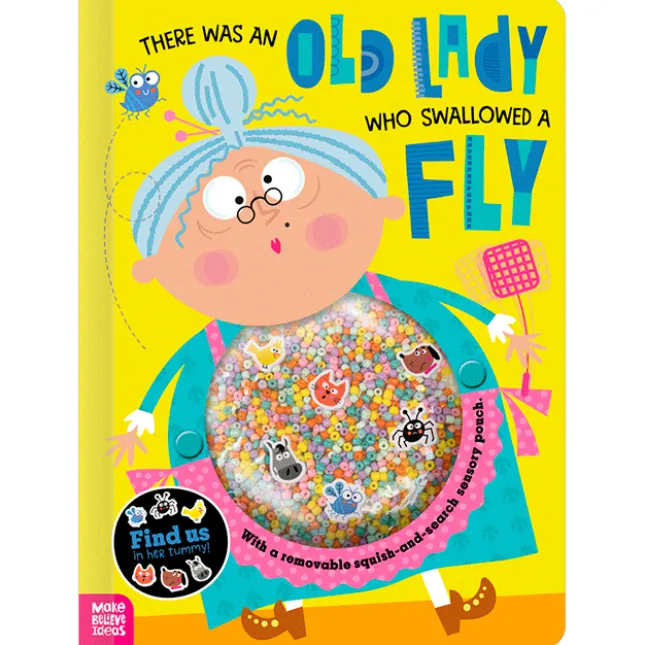 Fat Brain Toy There Was An Old Lady Who Swallowed A Fly Search-and-Find Clearance