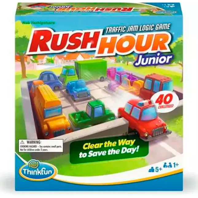 Fat Brain Toy Think Fun Rush Hour Jr. New