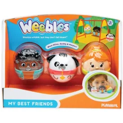 Fat Brain Toy Weebles My Best Friends 3pk Clearance